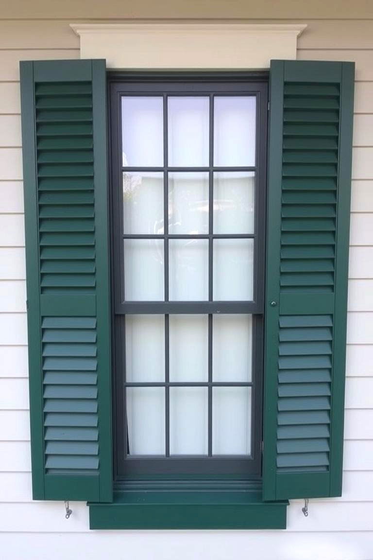 Install Shutters on Windows - 24 Curb Appeal Ideas