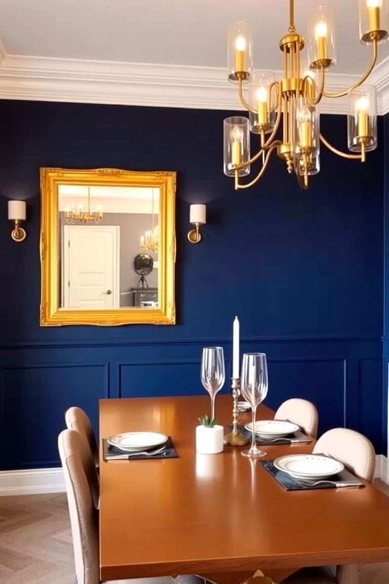 Install a Bold Feature Wall - 24 Dining Room Design Ideas