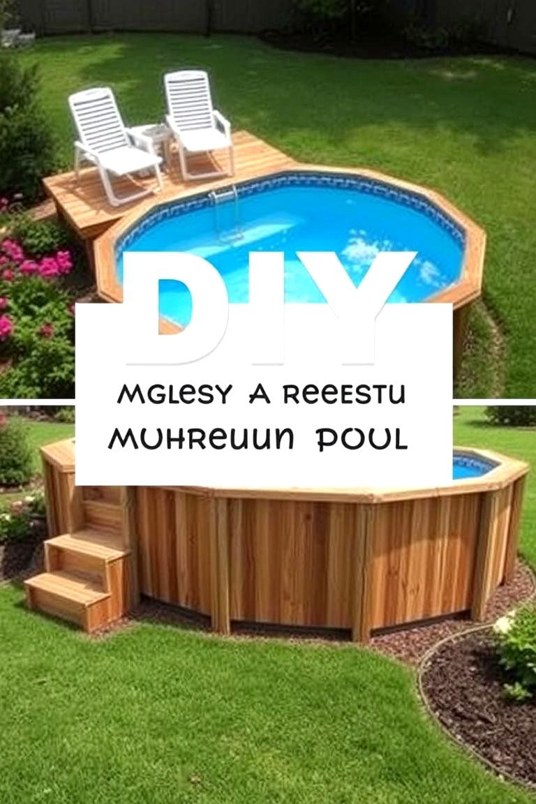 Install a DIY Above Ground Pool - 24 Backyard Pool Ideas on a Budget