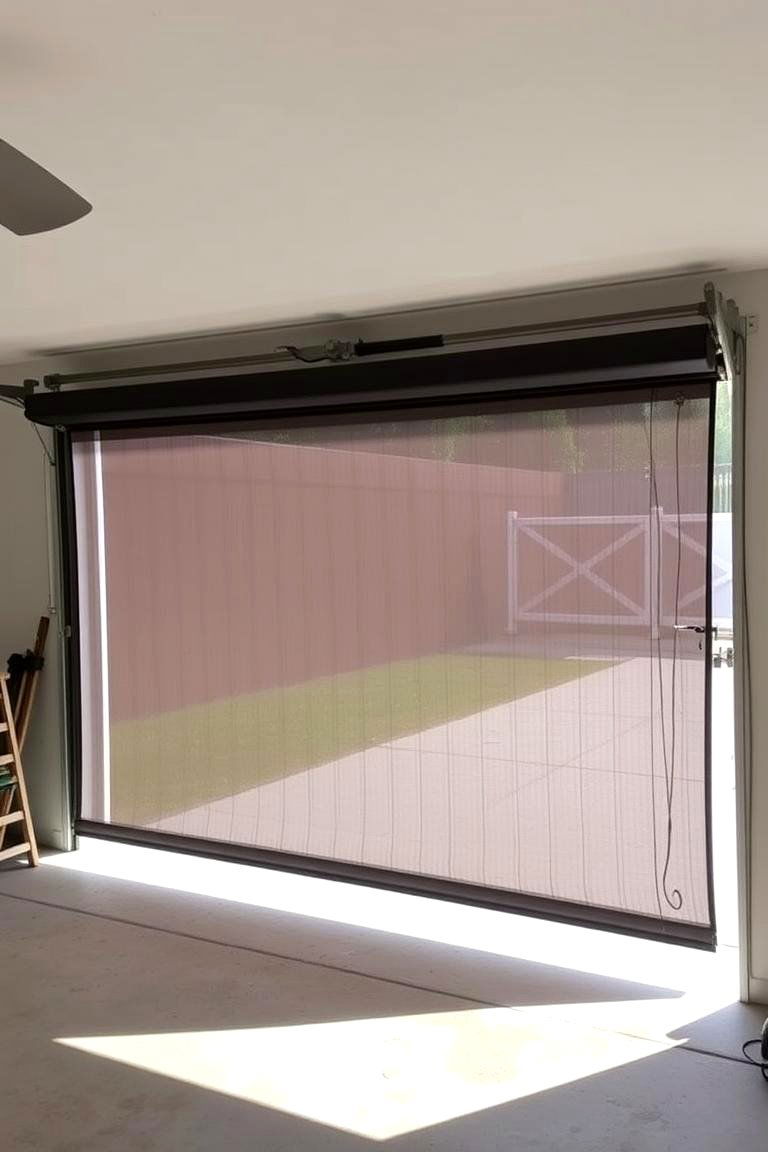 Install a Garage Door Screen - 24 Garage Makeover Ideas