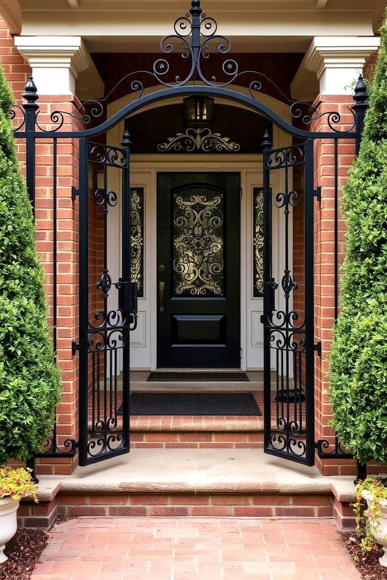Install a Gate - 24 Front Step Ideas