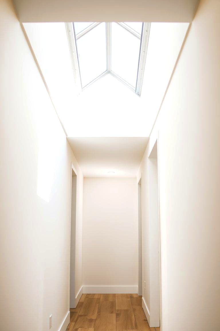Install a Skylight to Bring in Natural Light - 24 Narrow Hallway Ideas
