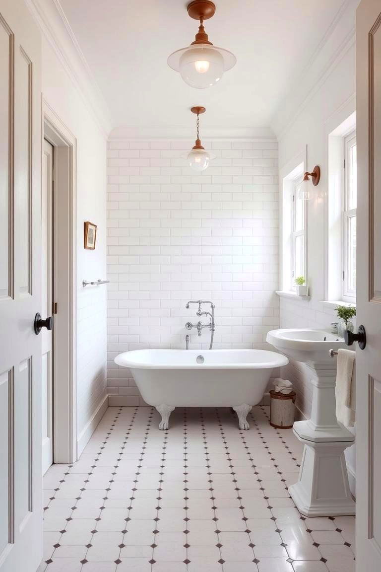 Install a Stylish Vintage Towel Rack - 24 Vintage Bathroom Ideas