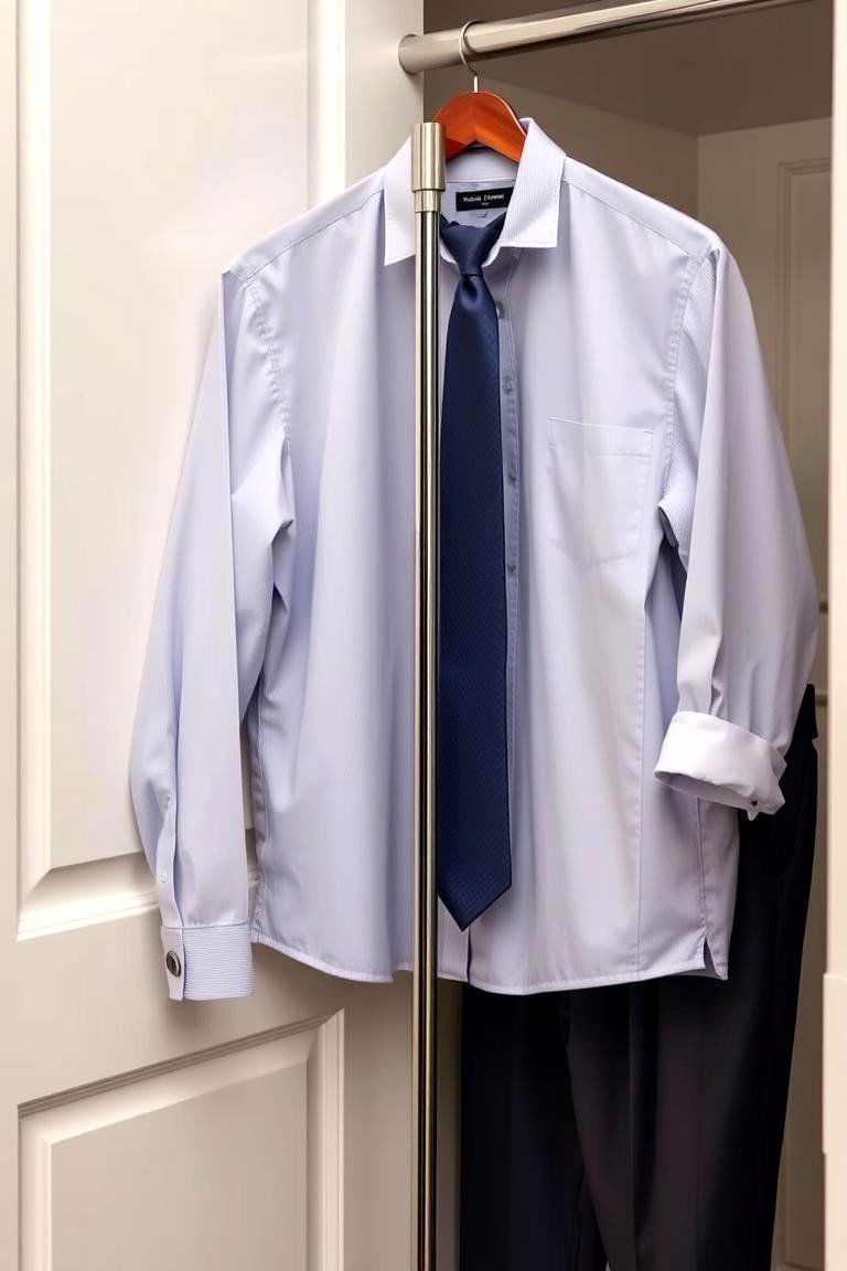 Install a Valet Rod for Outfit Planning - 24 Small Closet Storage Ideas