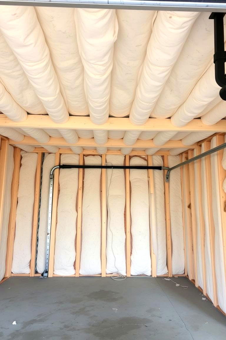 Insulate the Walls and Ceiling - 24 Garage Makeover Ideas