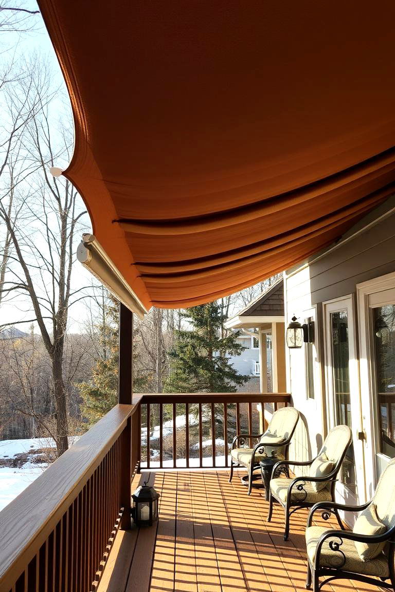 Insulated Awning for Year Round Use - 24 Deck Awning Ideas