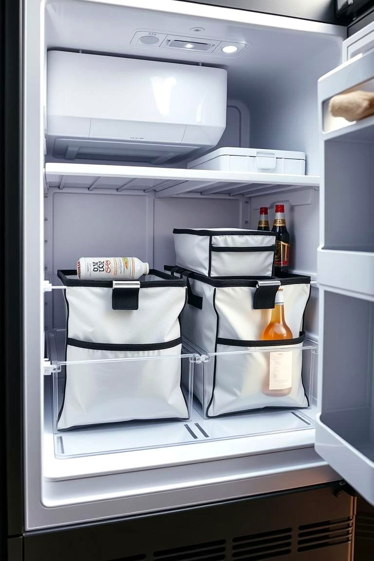 Insulated Cooler Bags - 24 Fridge Organization Ideas