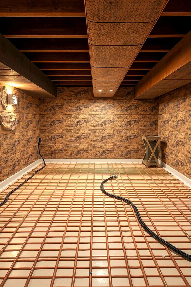Insulated Underfloor Heating Panels - 24 Basement Floor Ideas