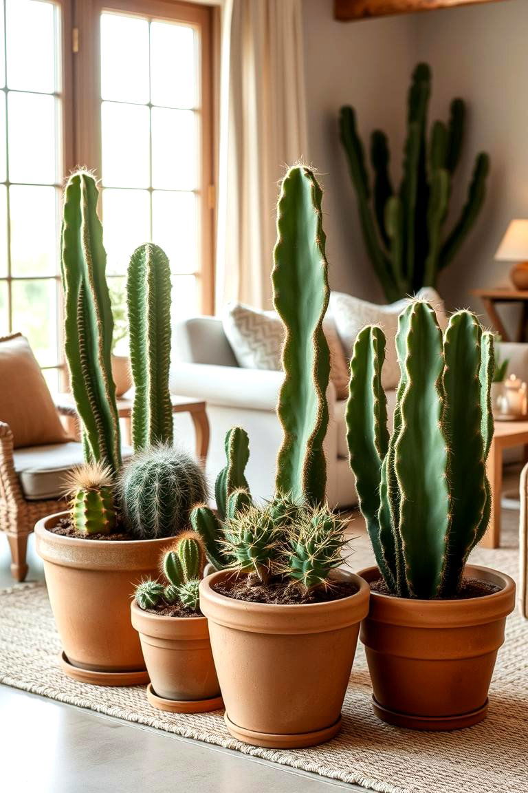 Integrate Indoor Plants - 24 Southwestern Living Room Ideas