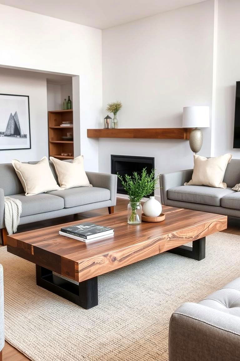 Integrate Recycled Materials - 24 Earthy Living Room Decor Ideas