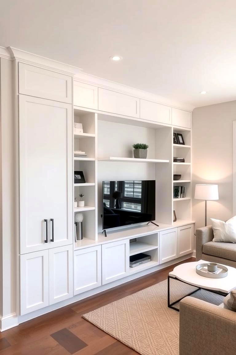 Integrate Seamless Built In Storage - 24 Small Living Room Ideas
