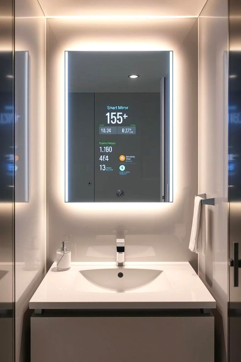 Integrate Smart Bathroom Technology - 24 Masculine Bathroom Ideas