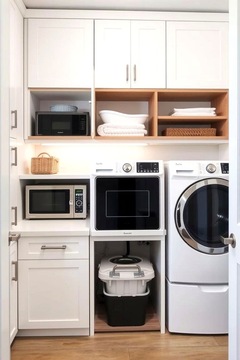Integrated Appliance Countertops for a Streamlined Setup - 24 Laundry Room Countertop Ideas