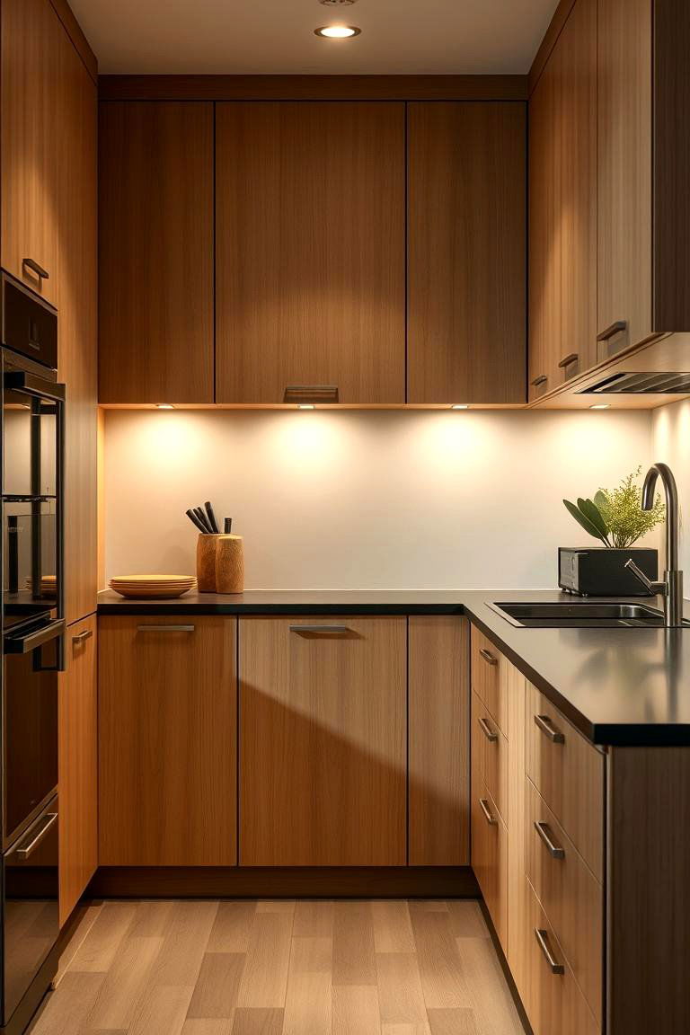 Integrated Appliances - 24 Japandi Kitchen Ideas