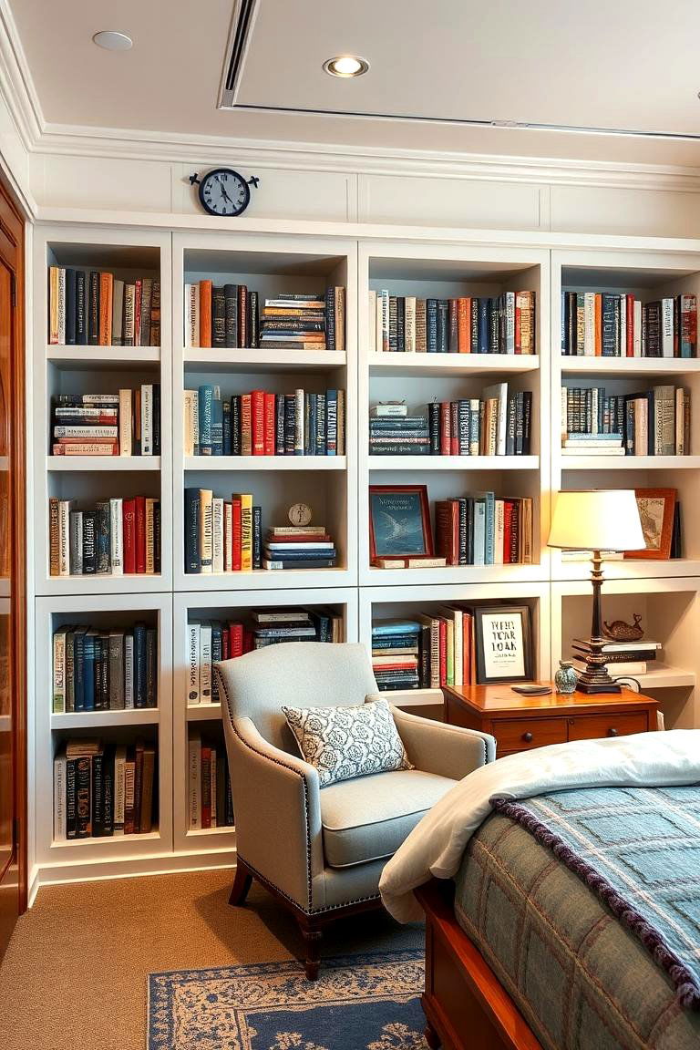 Integrated Bookshelves for Avid Readers - 24 yacht bedroom ideas