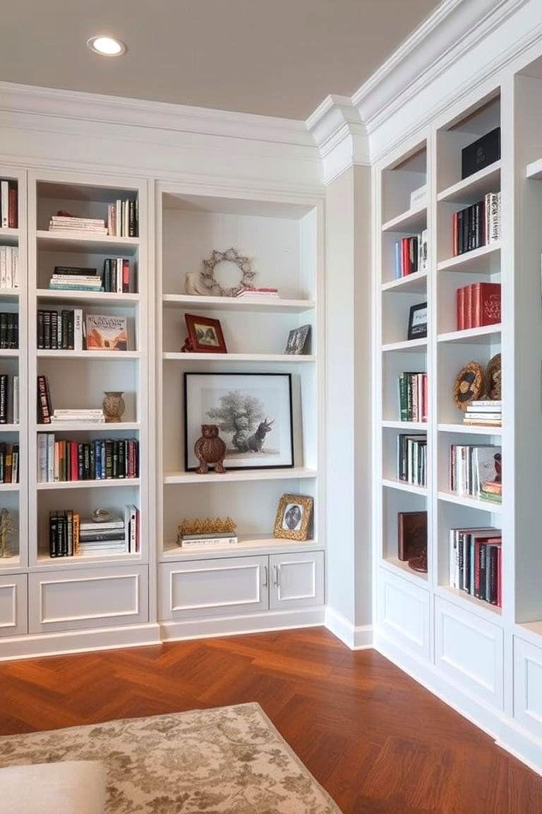 Integrated Built In Shelving - 24 Prairie-style Interior Design Ideas