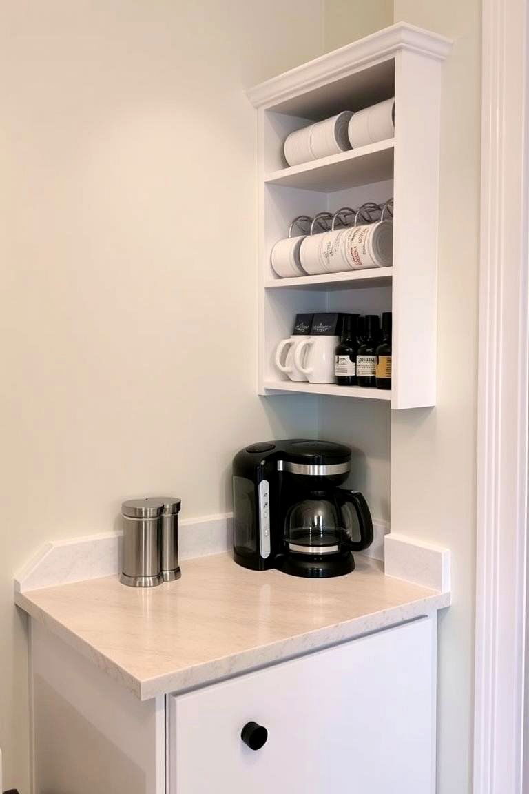 Integrated Coffee Station - 24 Kitchenette Ideas