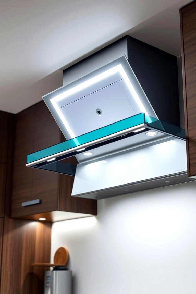 Integrated LED Lighting Range Hood - 24 Range Hood Ideas