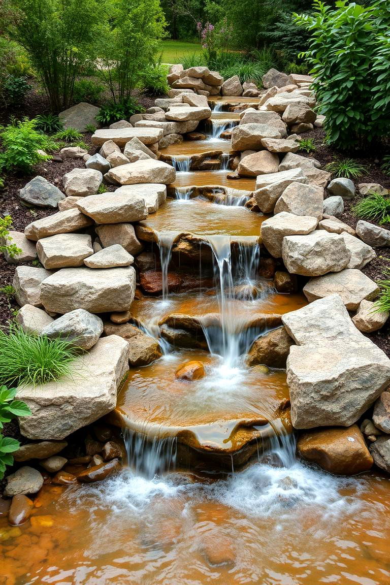 Integrated Landscape Design Waterfall - 24 Pondless Waterfall Ideas