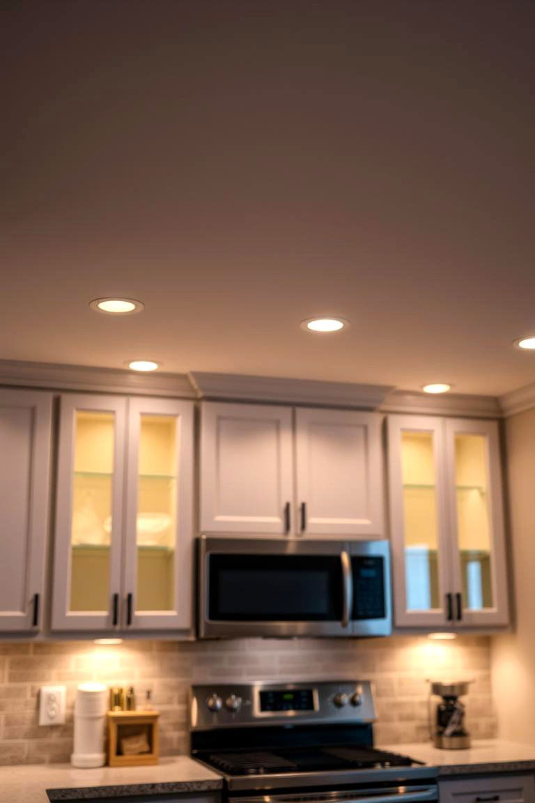 Integrated Lighting - 24 Luxury Kitchen Ideas
