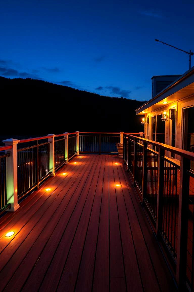 Integrated Lighting Ambience - 24 Patio Deck Ideas