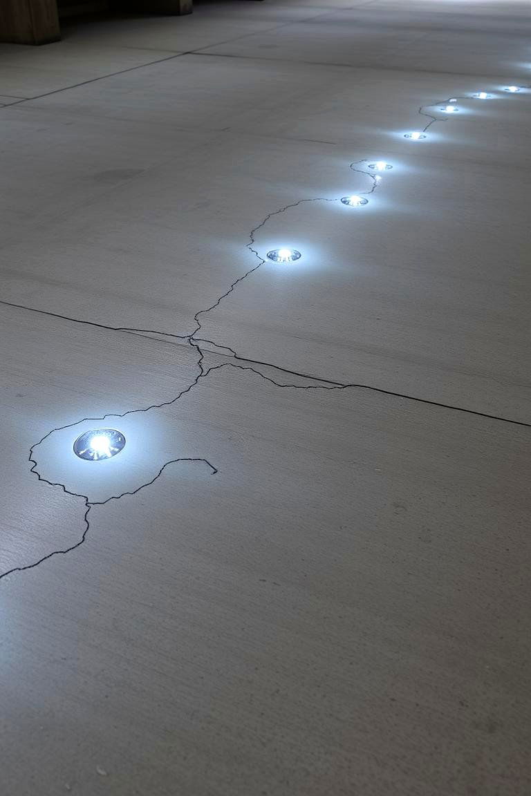 Integrated Lighting Concrete Floors - 24 Concrete Floor Ideas
