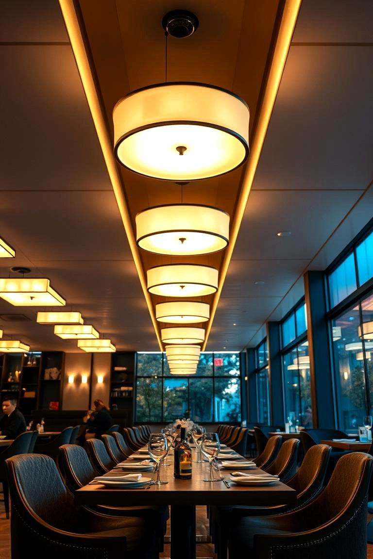 Integrated Lighting Panels - 24 Dining Room Wainscoting Ideas