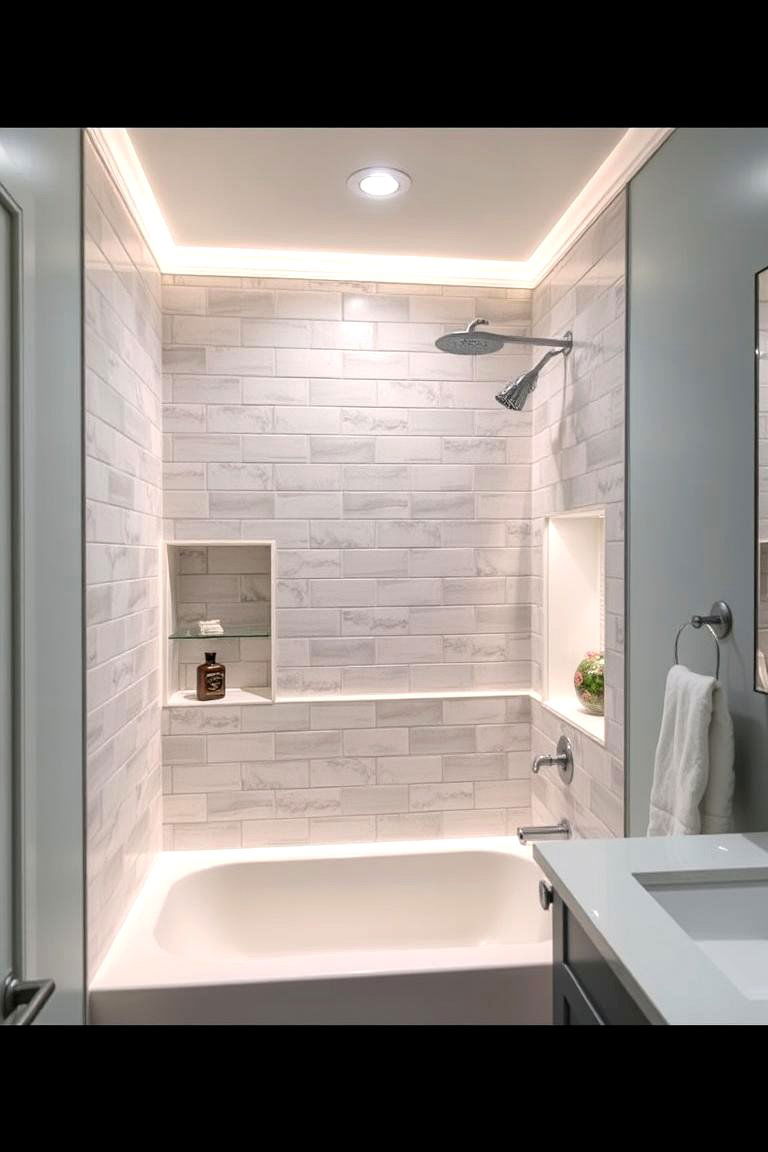Integrated Lighting Solutions - 24 Tub-shower Combo Ideas