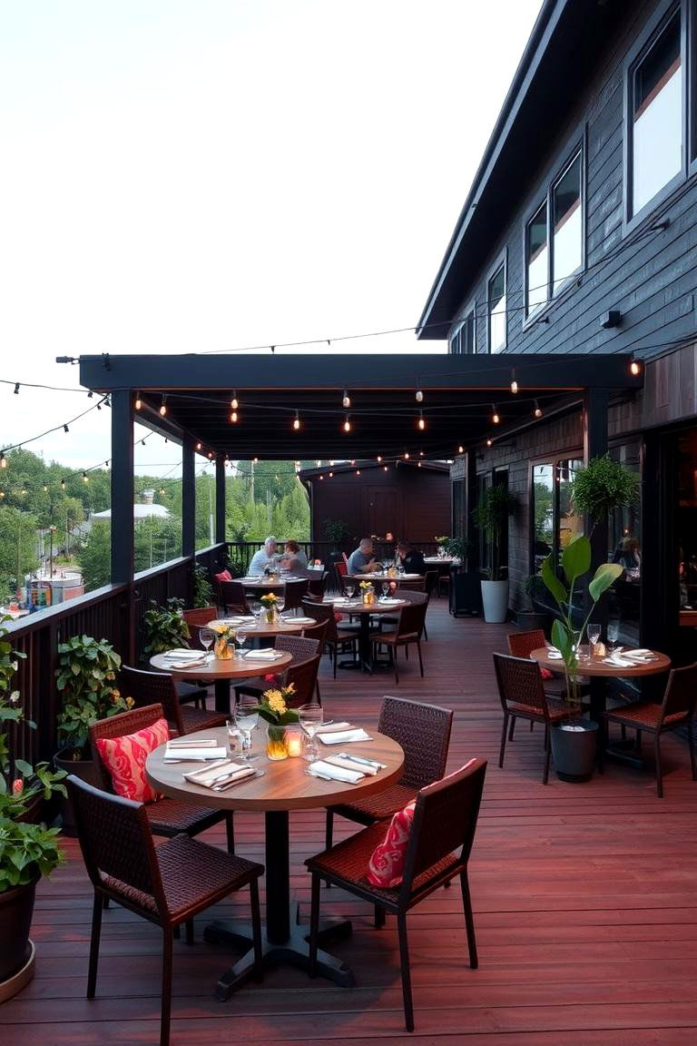 Integrated Outdoor Dining Experience - 24 Deck and Patio Combination Ideas