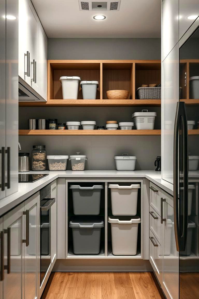 Integrated Recycling Solutions - 24 Galley Kitchen Ideas