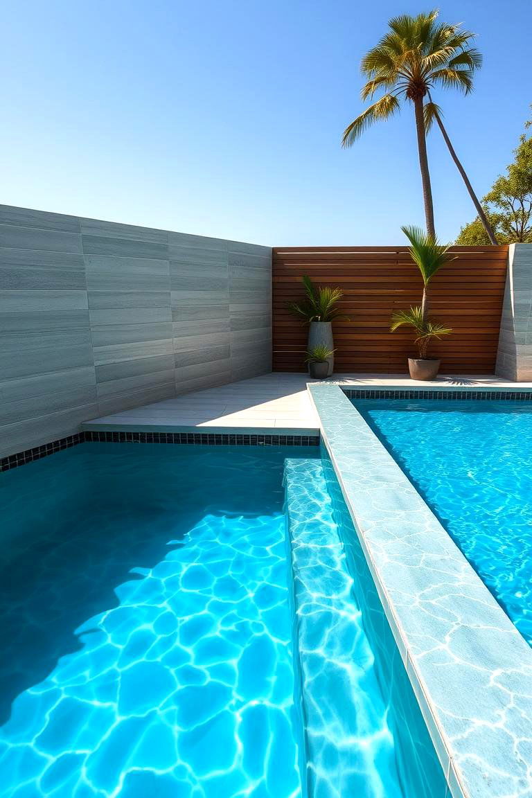 Integrated Seating Area - 24 Plunge Pool Ideas