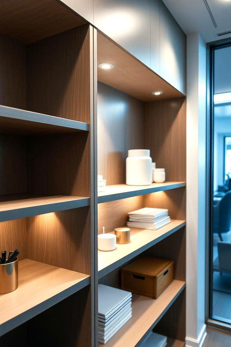 Integrated Shelf Lighting - 24 Cabinet Lighting Ideas