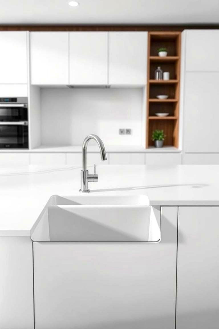 Integrated Sink - 24 Kitchen Sink Ideas