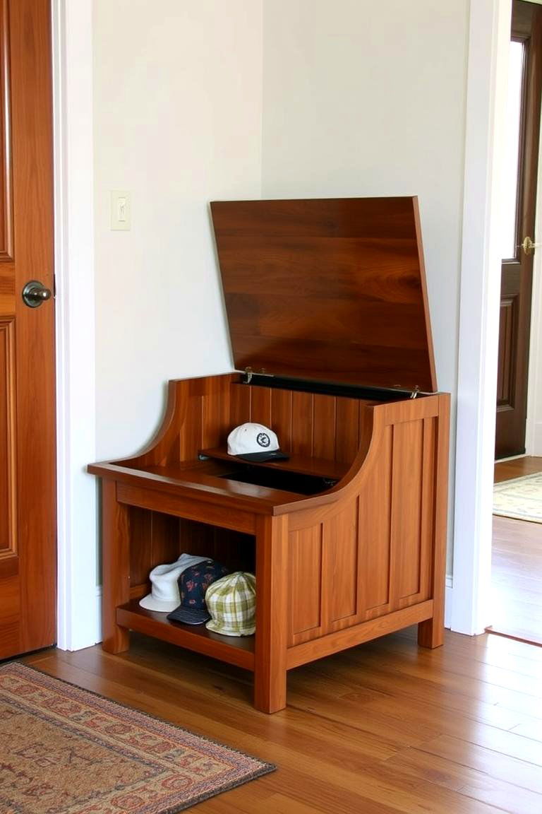 Integrated Storage in Furniture - 24 Hat Storage Ideas
