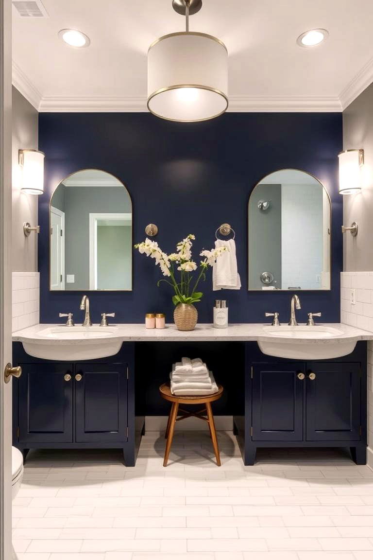 Integrated Tech Features - 24 Jack and Jill Bathroom Ideas