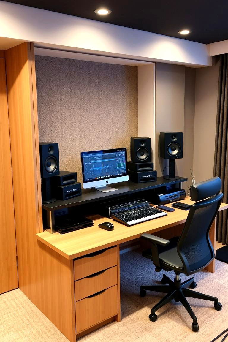 Integrated Technology Hub - 24 Music Room Ideas