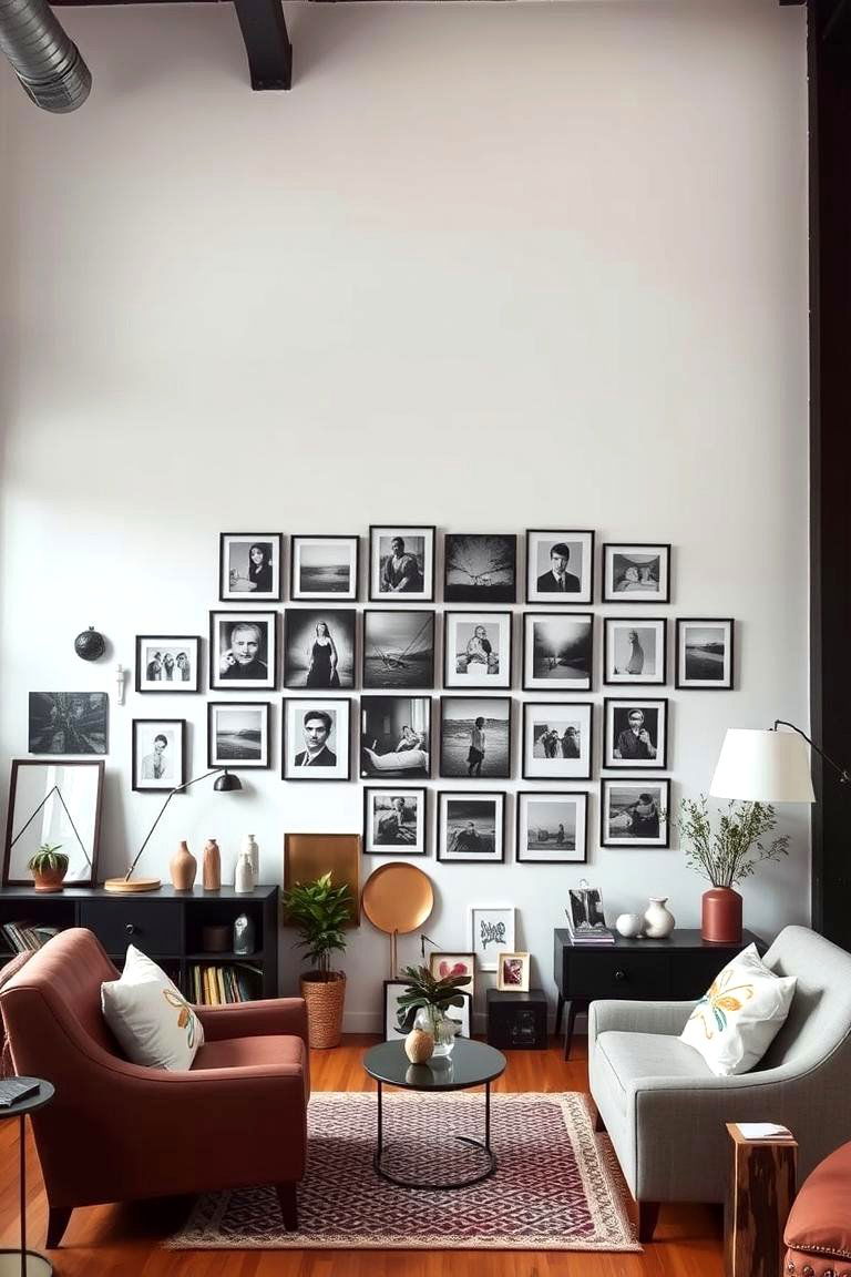Integrating Art and Personal Touches - 24 Loft-style Living Room Ideas