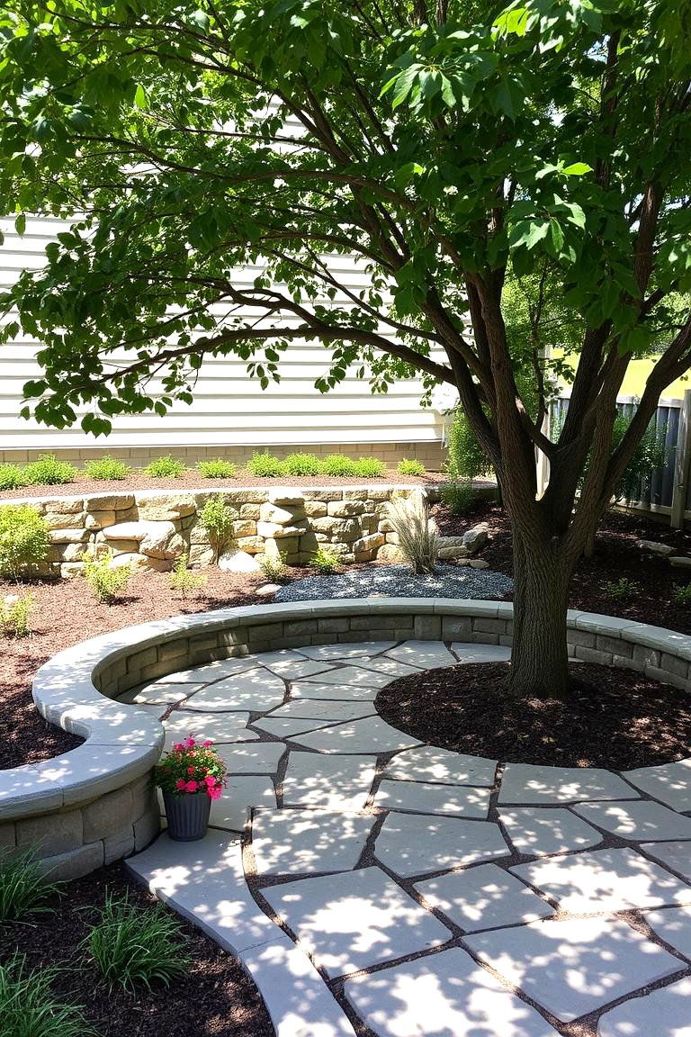 Integrating Trees into Hardscape Designs - 24 Tree Landscaping Ideas