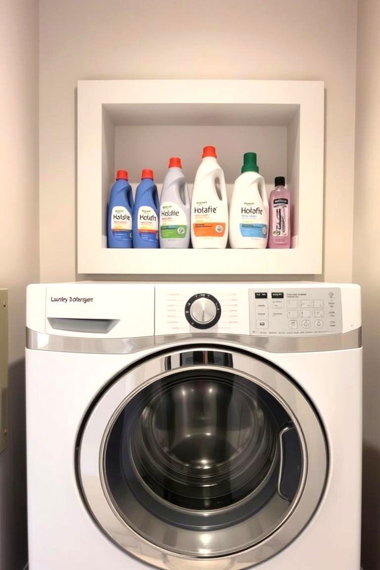 Integrating a Laundry Supply Center - 24 Wall Niche Ideas