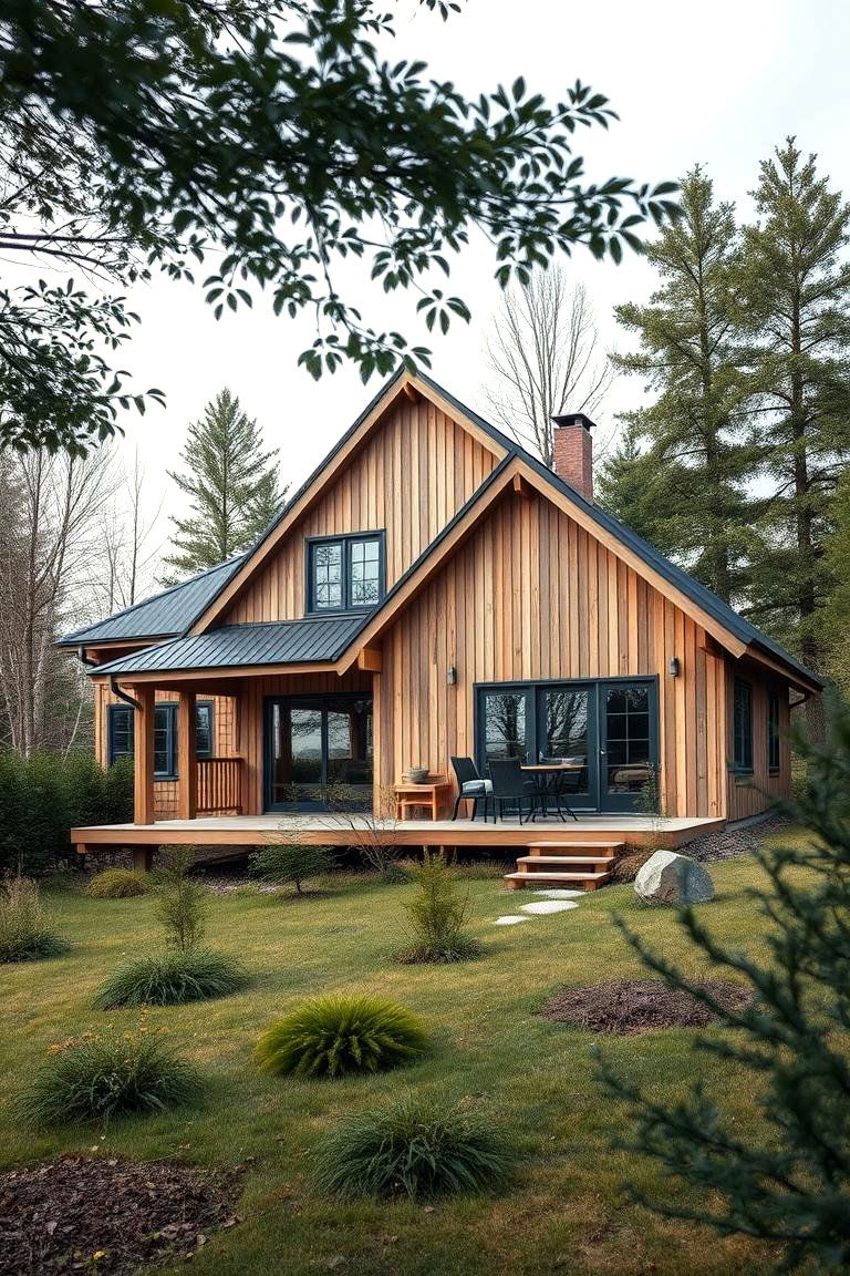 Integration with the Surrounding Natural Environment - 24 Scandinavian House Exterior Ideas