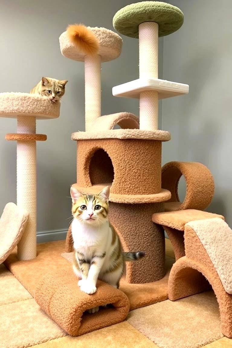 Interactive Cat Playground - 24 Cat Room Ideas