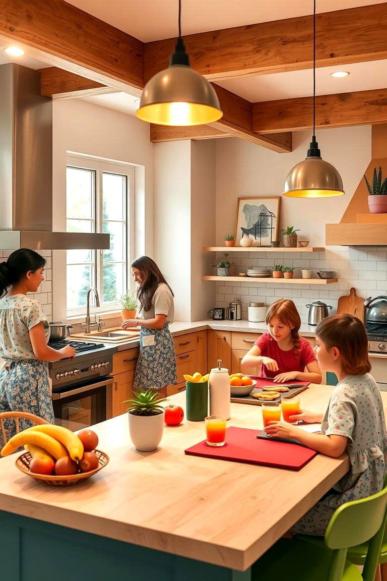 Interactive Family Zone - 24 Summer Kitchen Ideas