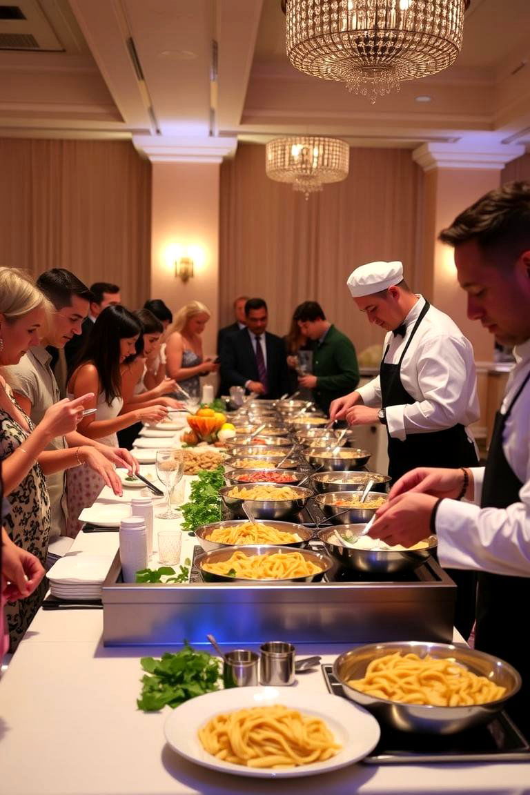 Interactive Food Stations - 24 Wedding Reception Ideas