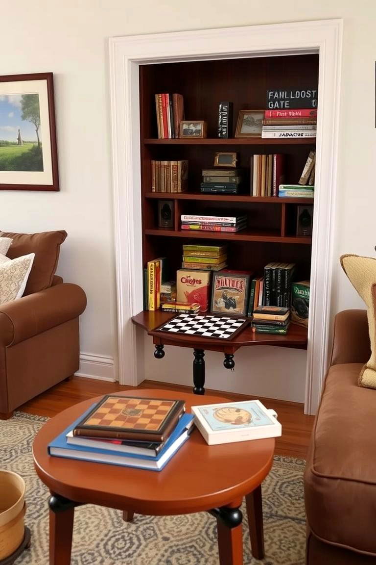 Interactive Game Nook - 24 Living Room Nook Ideas
