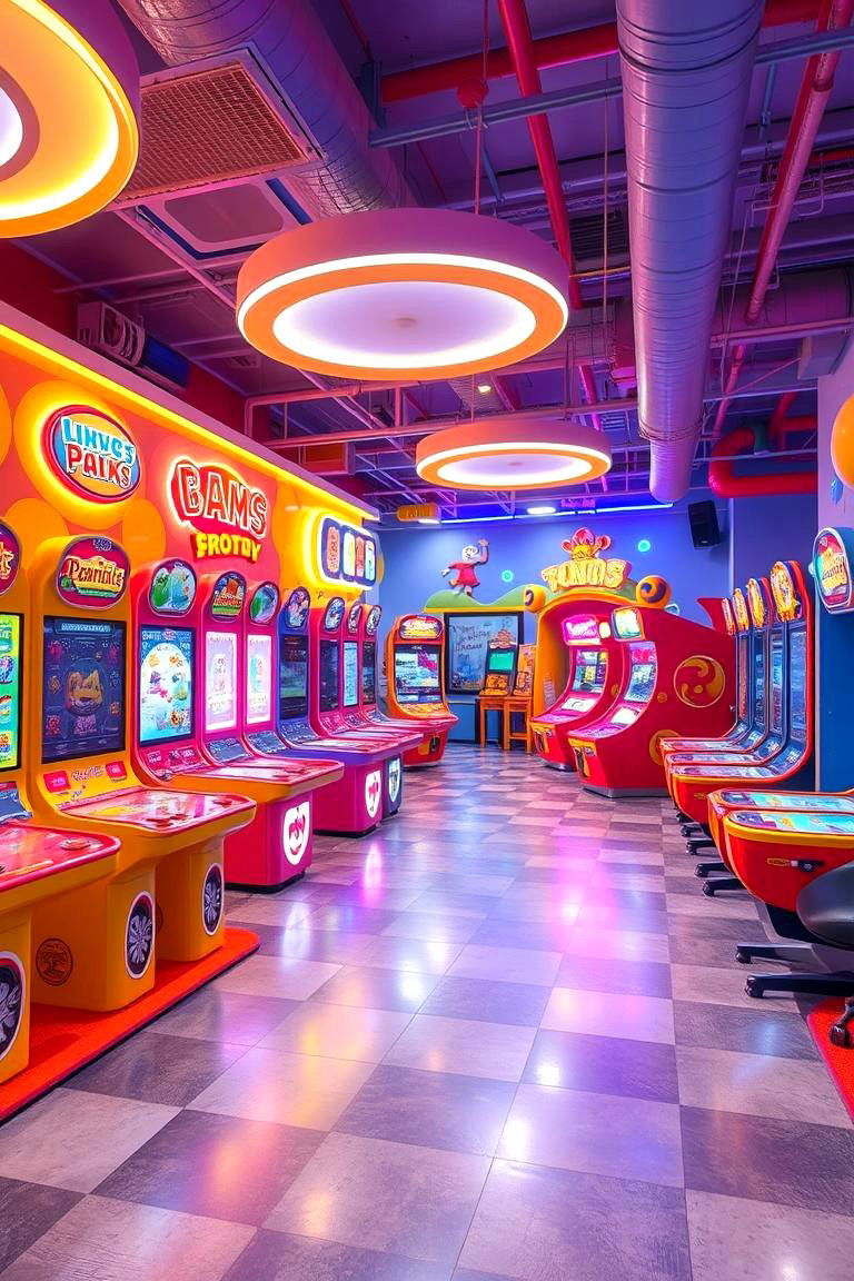 Interactive Games Area Delight - 24 Birthday Decoration Ideas