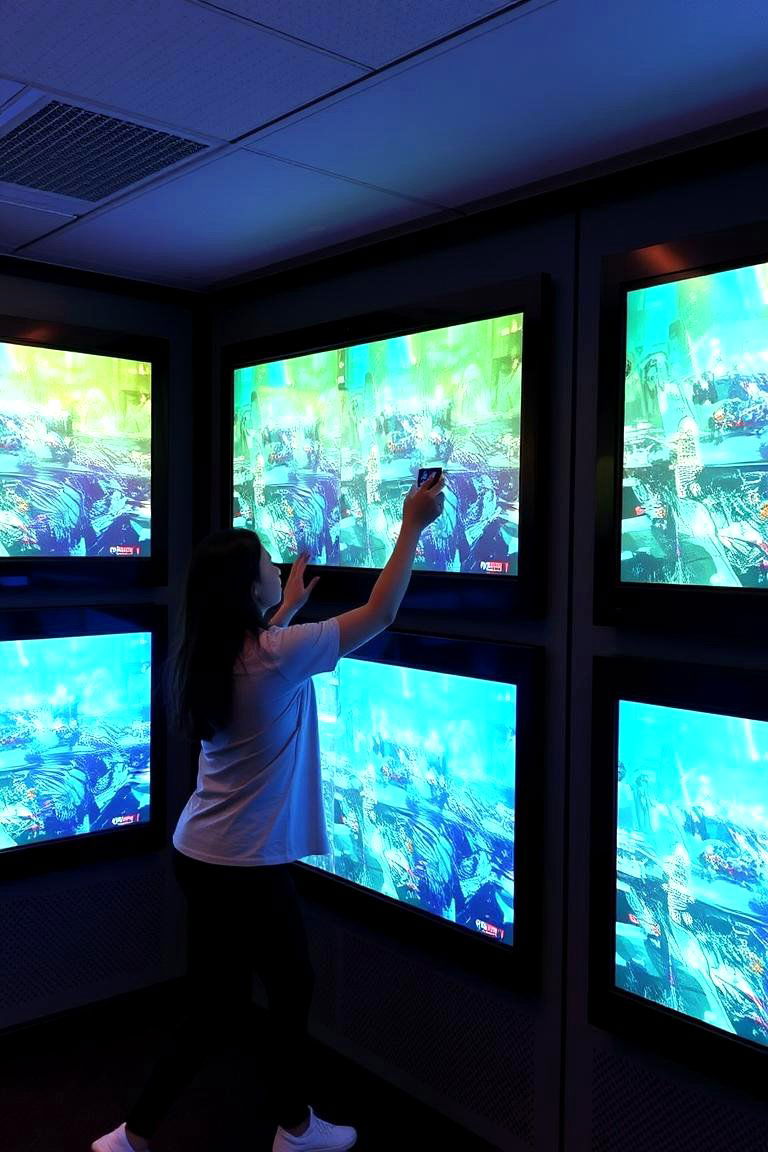 Interactive Gaming Wall - 24 Gaming Bedroom Ideas
