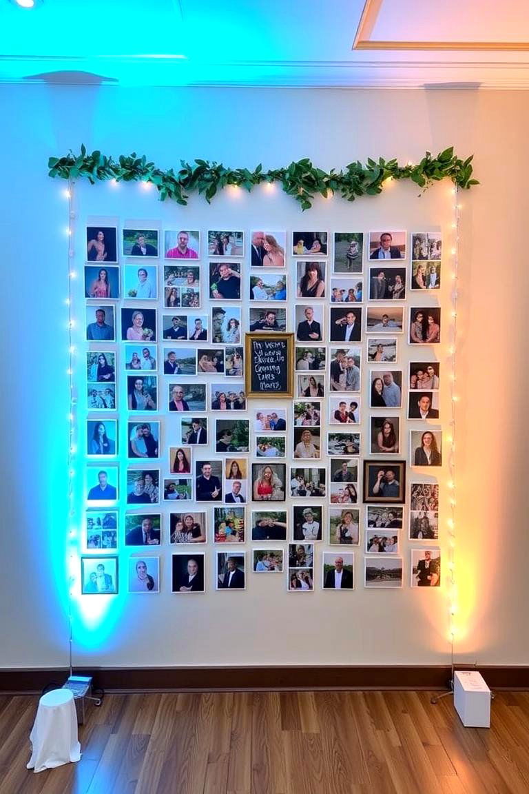 Interactive Guest Photo Walls - 24 Wedding Decoration Ideas