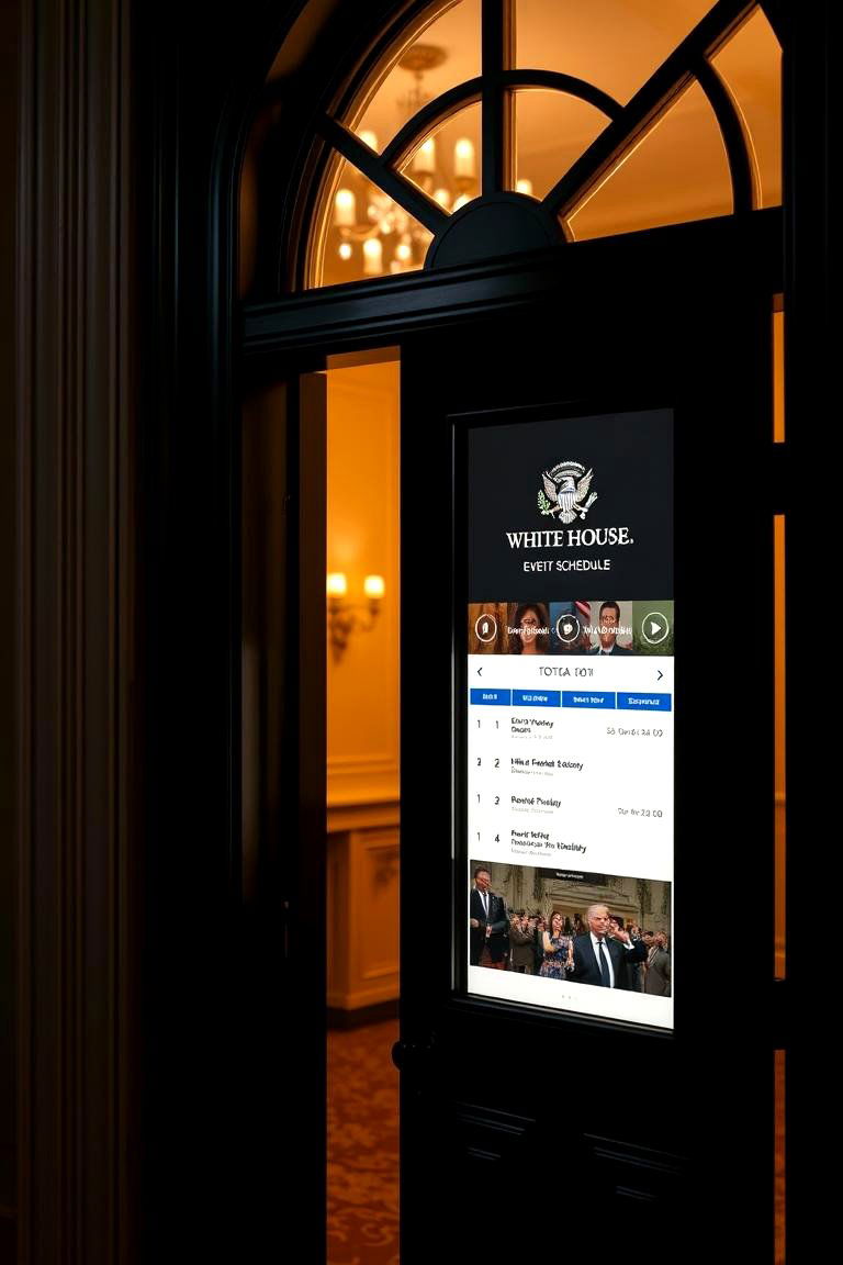 Interactive Information Displays on Door Surfaces - 24 White House Ideas With Black Doors