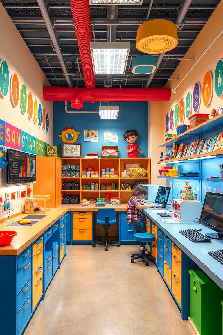Interactive Learning Lab for Kids - 24 bonus room ideas