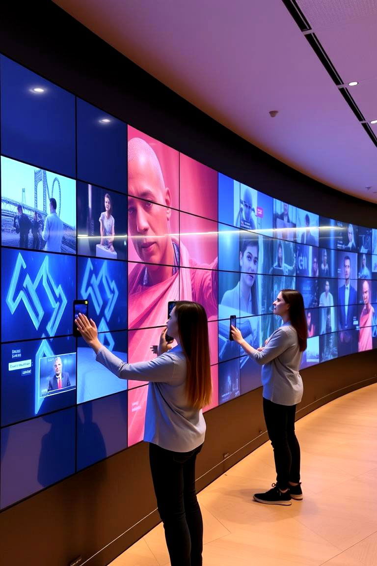 Interactive Media Wall - 24 Media Wall Ideas